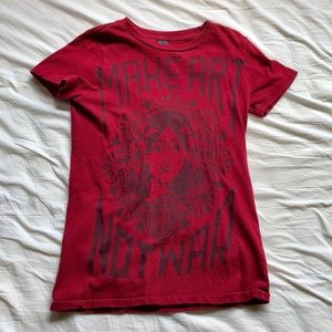 Obey Maroon Tee